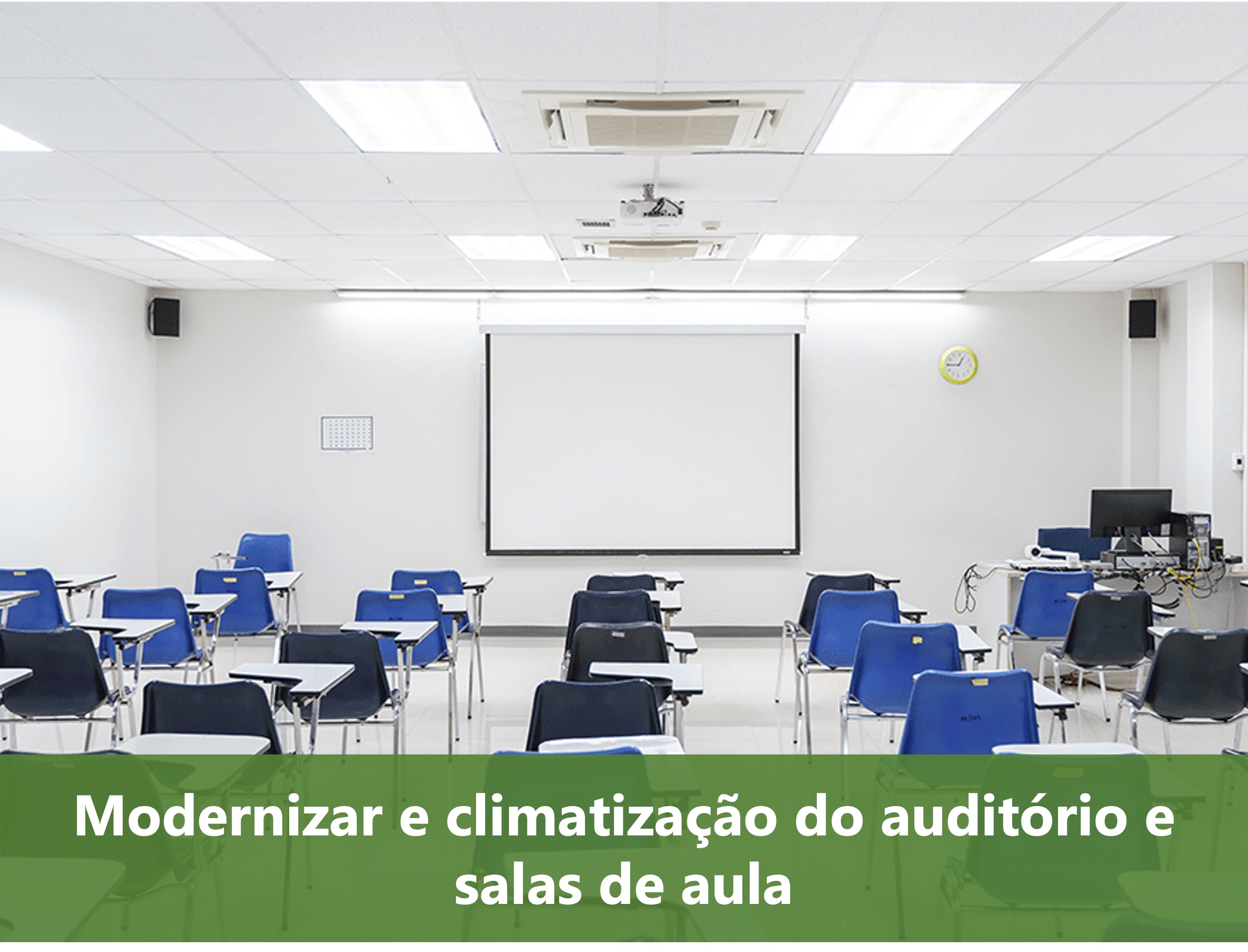 Projeto 3: Modernizar e climatizar salas de aula